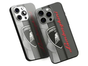 Lamborghini Coque Silicone Téléphone Série Pro Haut de Gamme